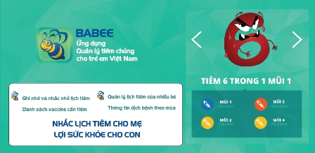 Ra mắt Ứng dụng miễn phí theo dõi lịch tiêm chủng cho trẻ